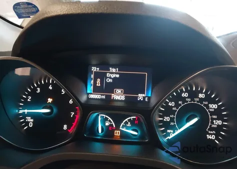 2017 Ford Escape Se из США, поврежденный, VIN 1FMCU0GD2HUC61494